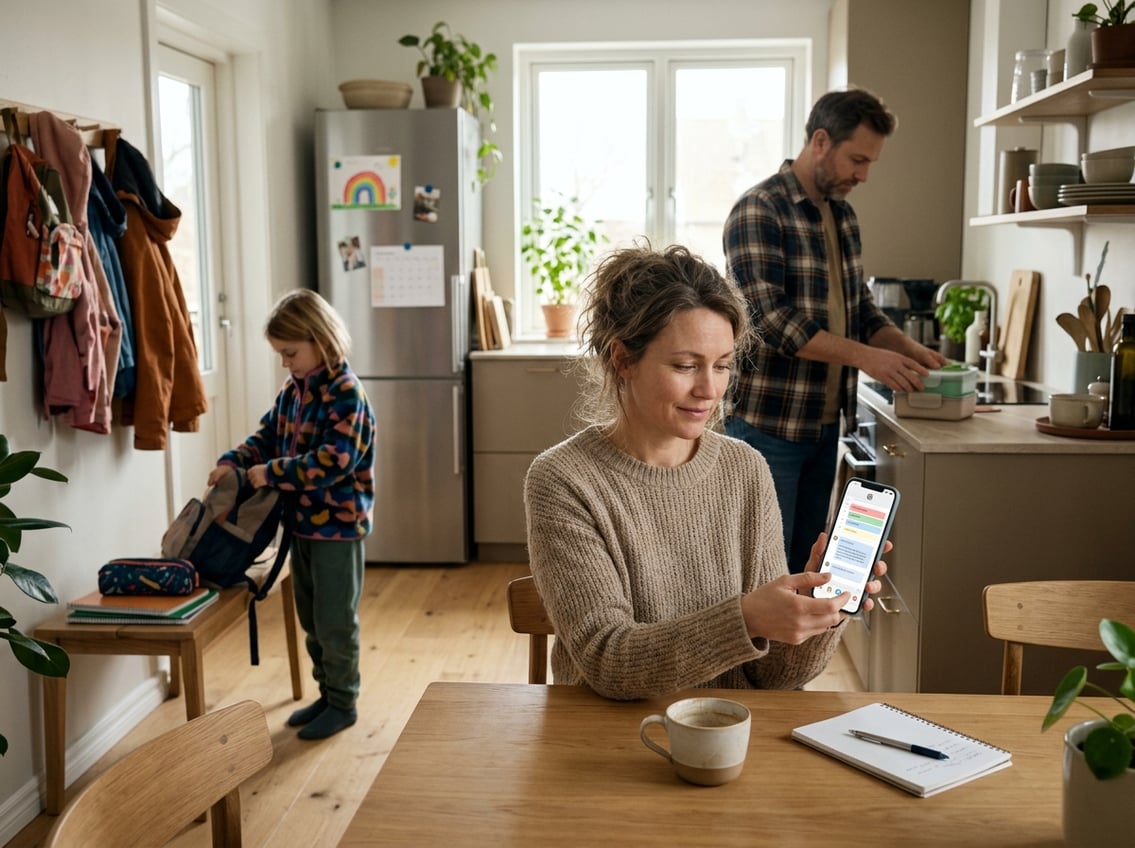 Når familielogistikken fylder kan et bedre Aula overblik være en gave